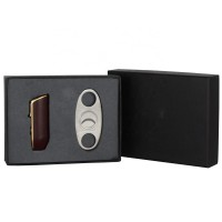 galleon lighter custom logo desk acessoriestable cigar cutter & light gift set