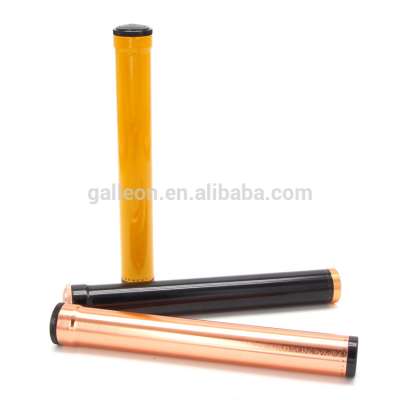 1 CT Aluminum Alloy Cigar Tube With Humidifier Travel Cigar Humidor Portability Humidifity Box