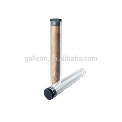 Plastic single cigar tube for cigar packing